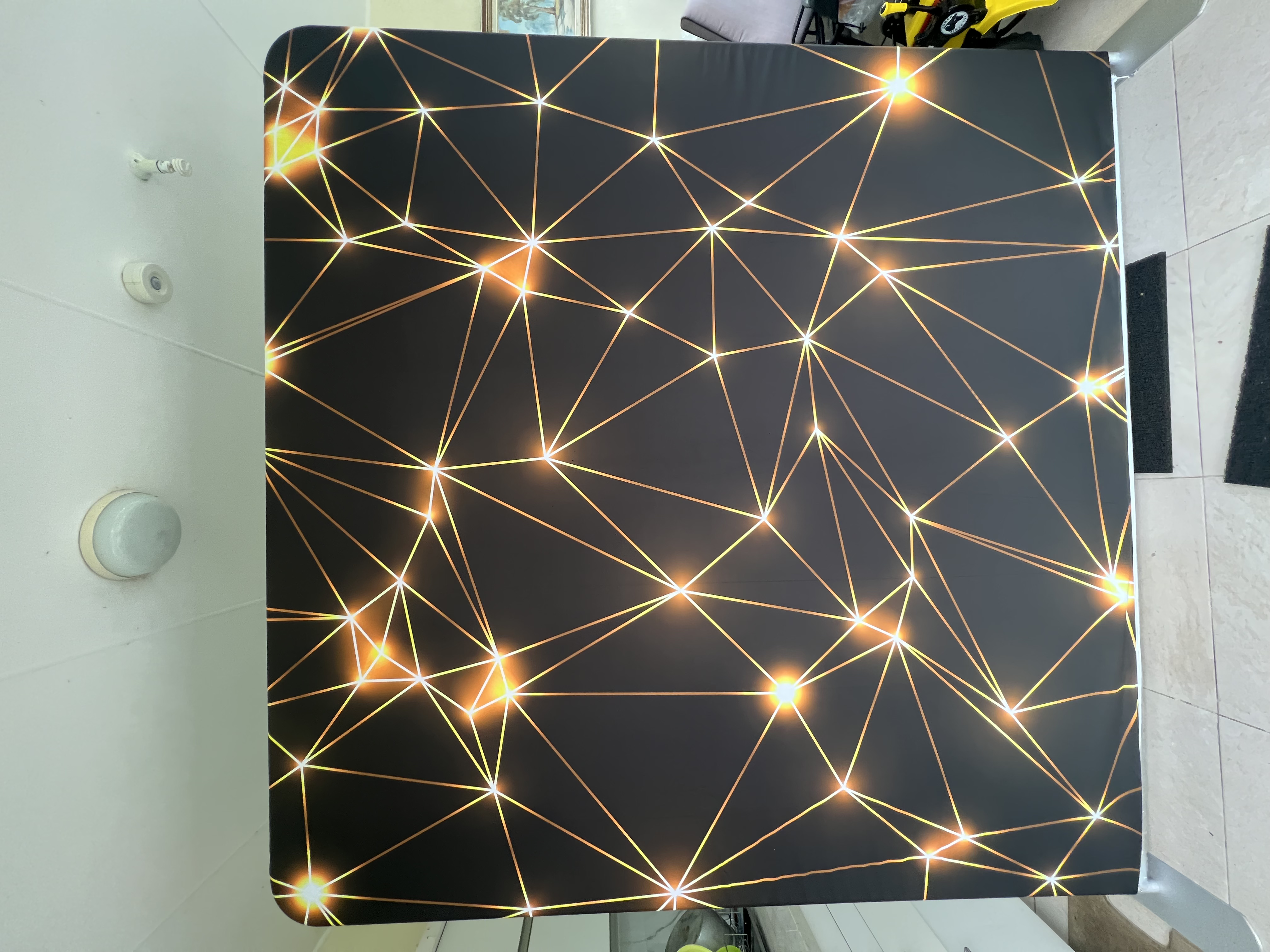 Gold lights backdrop