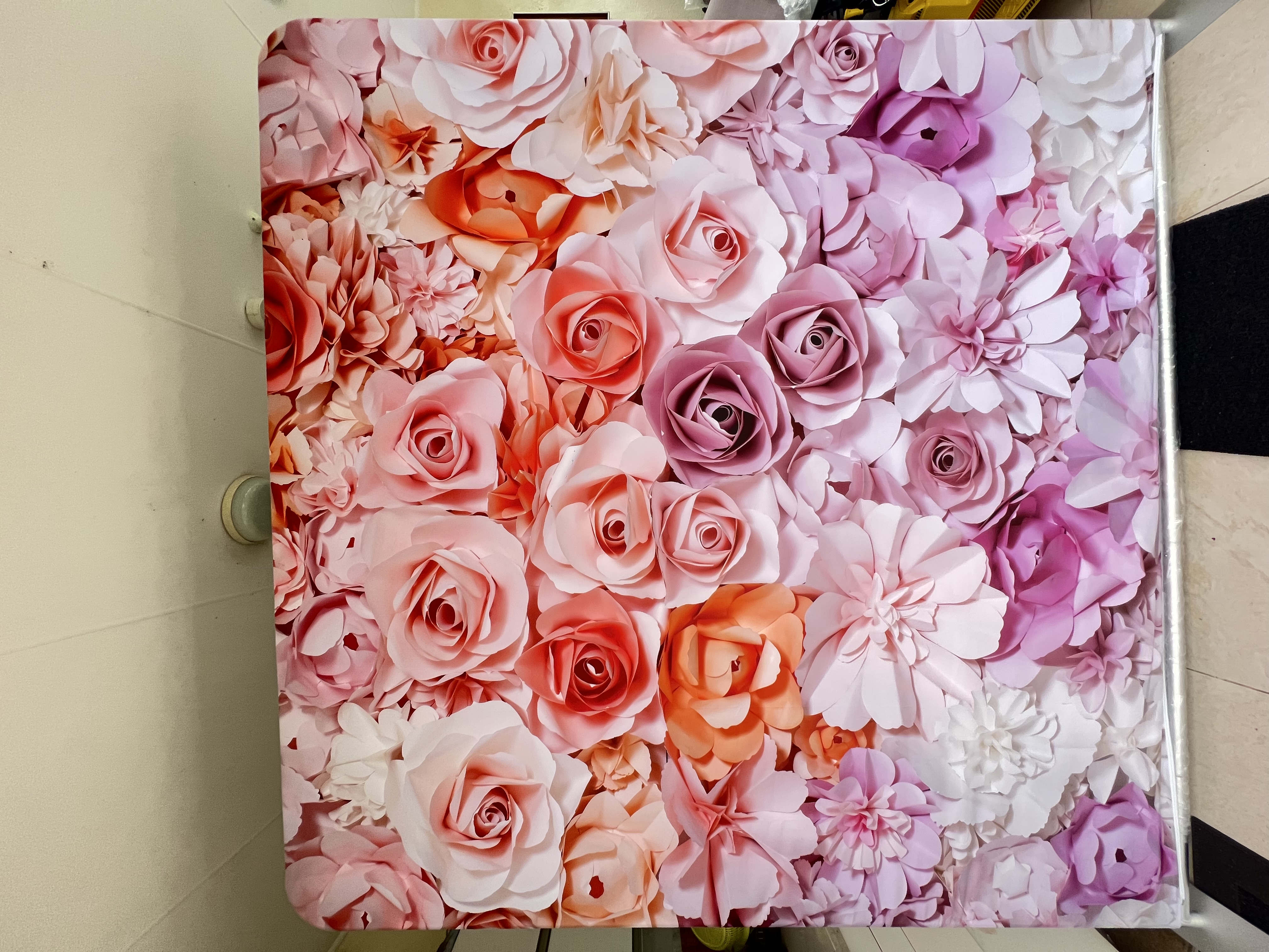 Floral rose backdrop