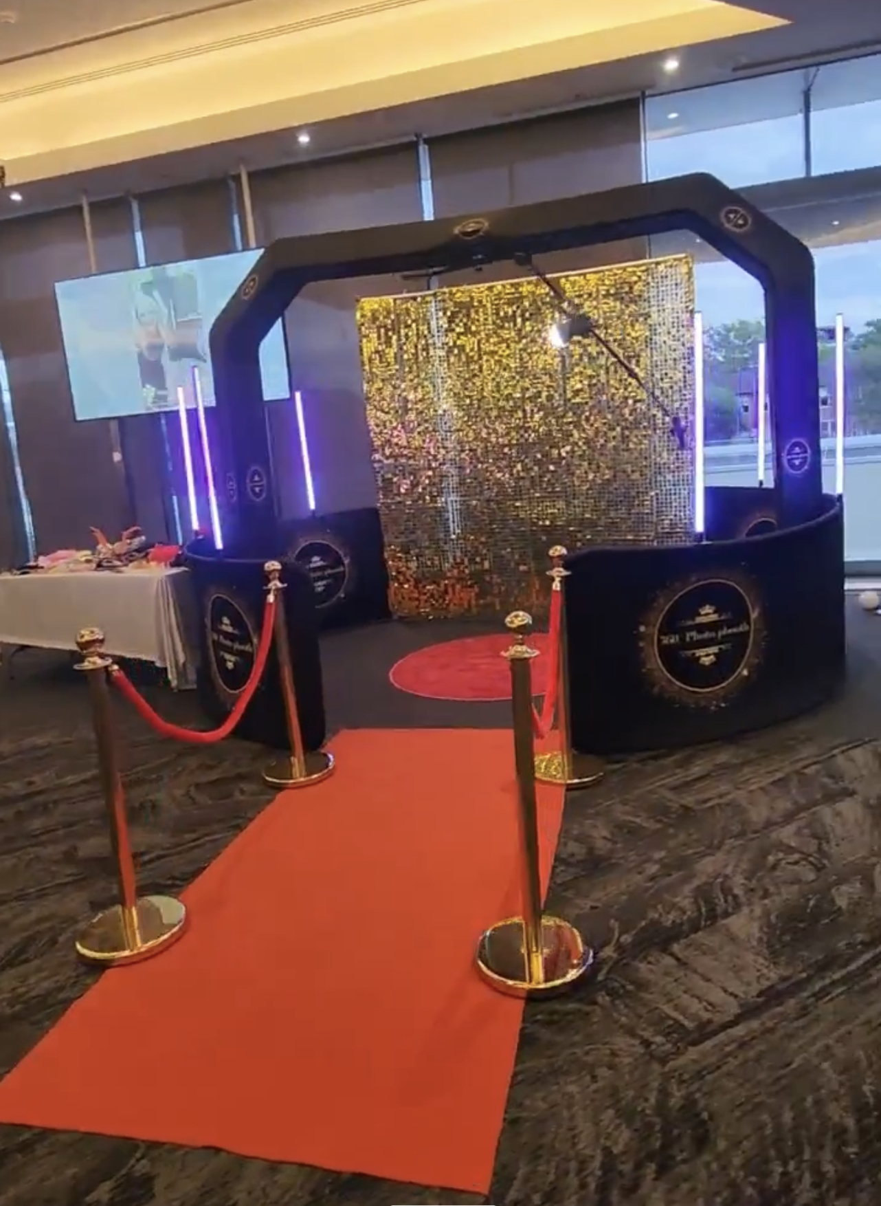 360 Sky Booth professional setup